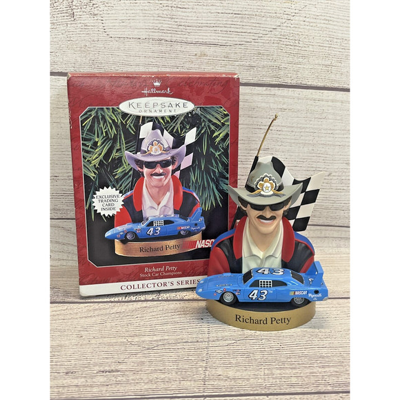 Hallmark NASCAR Richard Petty Keepsake Xmas Ornament Stock Car Champions - Picture 1 of 7